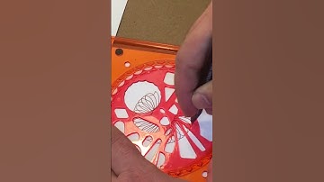 🌹Spirograph Design 🌹Nice Geometric Design | #shorts #spirograph |#spirography #art #asmr