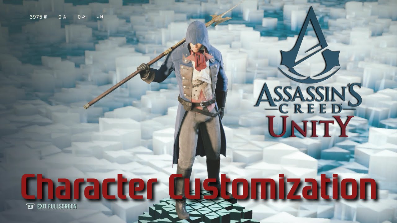 Assassins Creed Unity 1st look at Customization YouTube