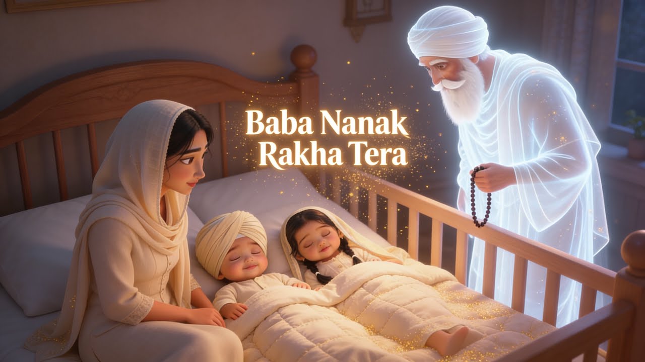 Baba Rakha Rider Baba Nanak Rakha tera | simran Gentle lullaby for babies & kids ...