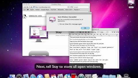 Introducting to Stay for Mac