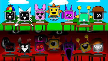 Incredibox Sprunki but Everyone is Mr Fun Computer / Normal VS Horror