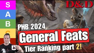 D&D: Feat Rank part 2 - PHB