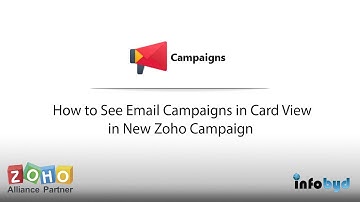 How to see Email Campaigns in Card View in New Zoho Campaign