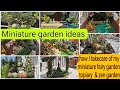 Miniature garden ideas  fairy gardentopiaryzen garden ideas  best tray gardening ideas 