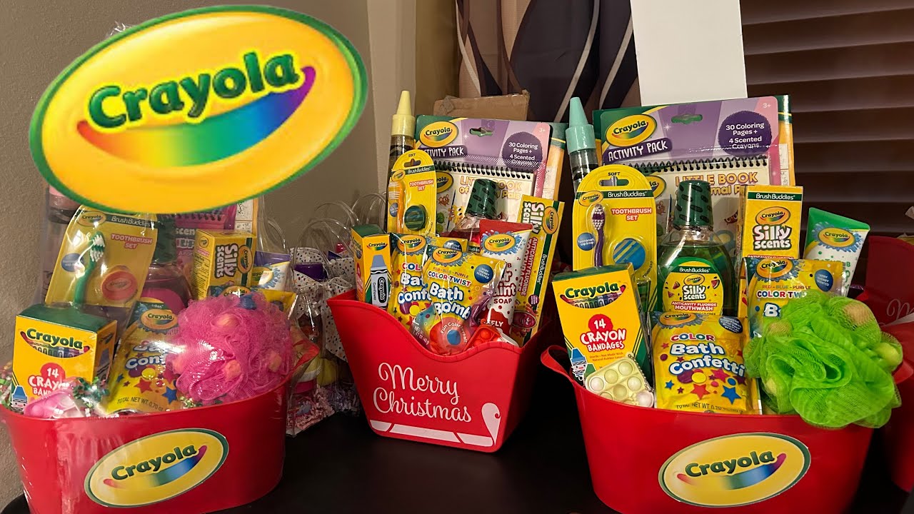 Simple and Easy Kids Crayola Gift Baskets for Any Occasion giftideas giftbasket
