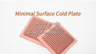 Minimal Surface Cold Plate