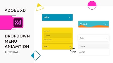 Adobe XD Dropdown Menu Animation | Auto Animate Tutorial