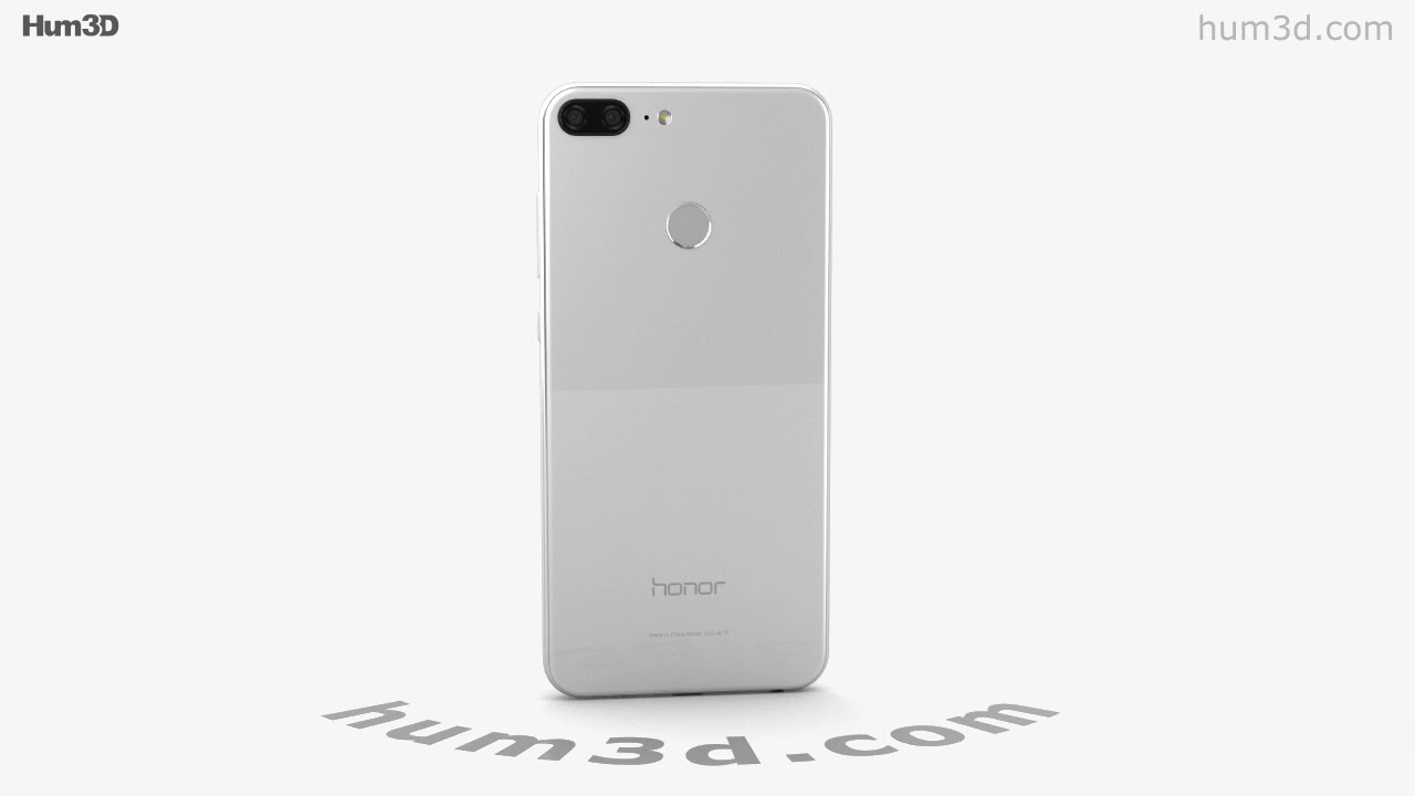 Huawei Honor 9 Lite White 3D model by 3DModels.org