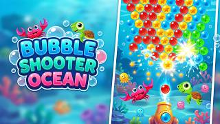 Bubble Shooter Ocean Game Gameplay Android Mobile screenshot 1
