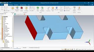 strip loaded, asymmetrical slab,   ridge waveguide using  CST