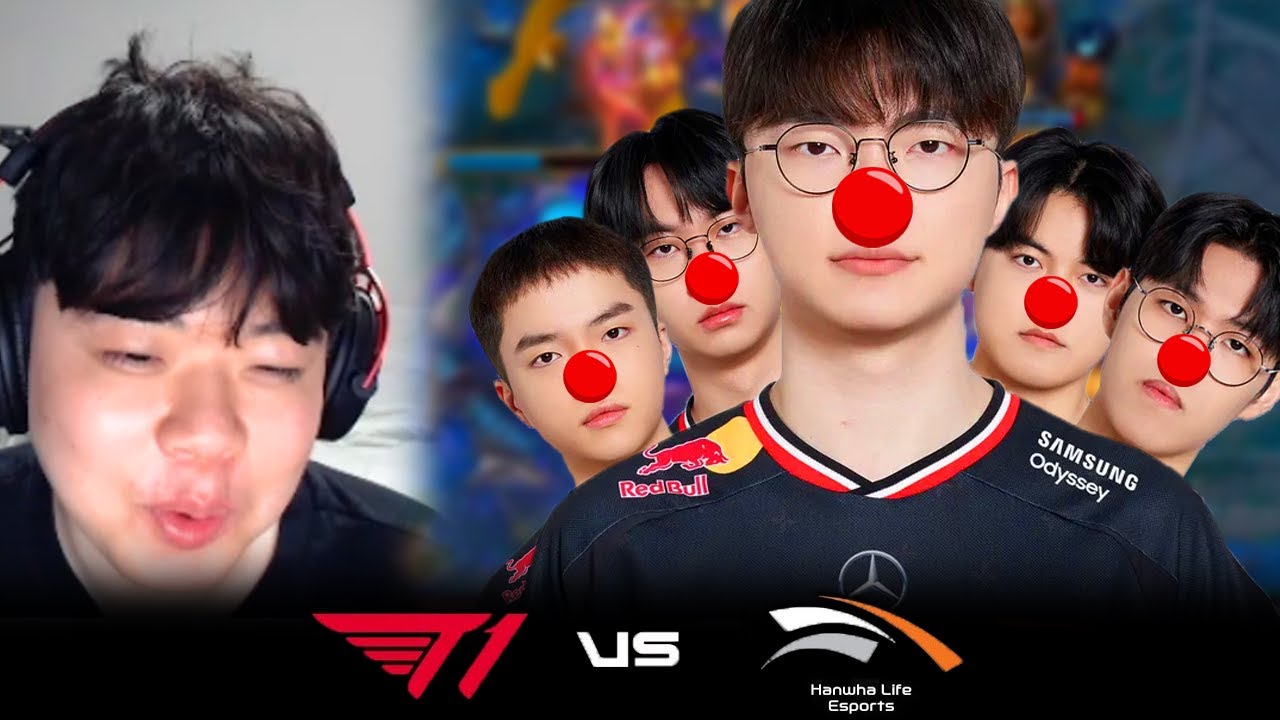 팀 전체가 서커스 그 자체 【T1 vs HLE】