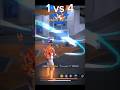 1 vs 4 clutch in one second only onetap using m500 gun.