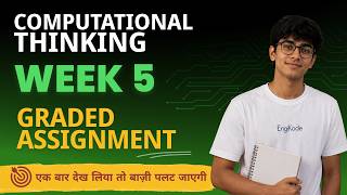 CT Week 5 Graded Assignment | IITM BS Degree | Detailed Solution 🔥 | EngiKode