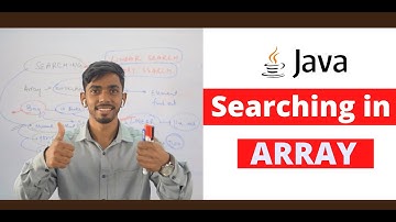 Searching in Array ICSE Computer Application Prateik Sharma by Java