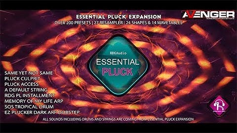 Essential Pluck VPS Avenger Expansion RDGAudio Demo Sound