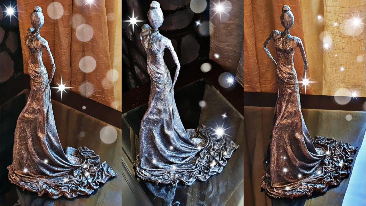 #bestoutofwaste EMPTY BOTTLE INTO BEAUTIFUL SCULPTURE|| ROOM DECOR IDEA: