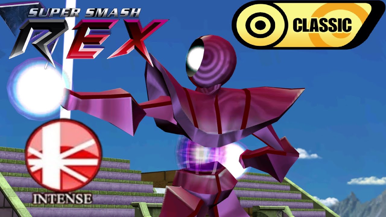 Super Smash REX Gameplay - Classic Mode with Fighting Red Alloy (Intense)