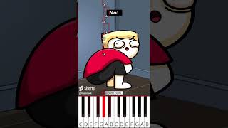 The Sun Is A Deadly Laser .Dans Animation Meme - Octave Piano Tutorial