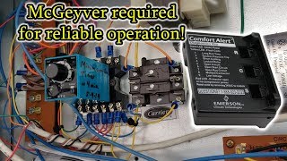 New Carrier has to be hacked to function reliably due to Emerson Comfort Alert Quirk