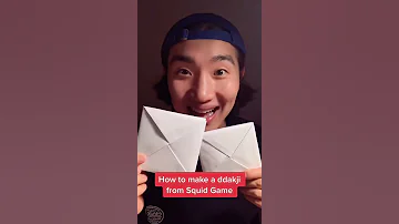 How To Make A Ddakji With A4 Paper 