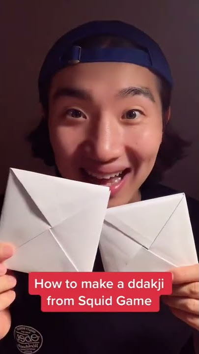 How to make a ddakji with A4 paper