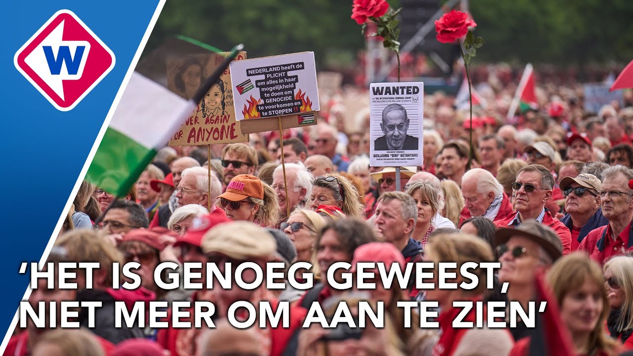 100.000 mensen trekken rode lijn in grote Gaza-demonstratie