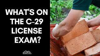 What's On The C-29 Masonry License Exam? Inside Secrets Revealed Masonry Contractors Must Know This!