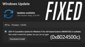 FIX: Windows 11 Update Error 0x8024500c [Easy Guide]