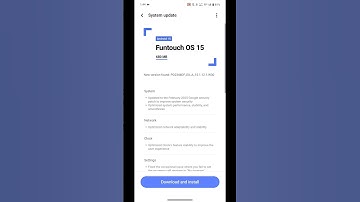 Funtouch OS 15 Update 2025 In Vivo Phone #shorts #youtubeshorts