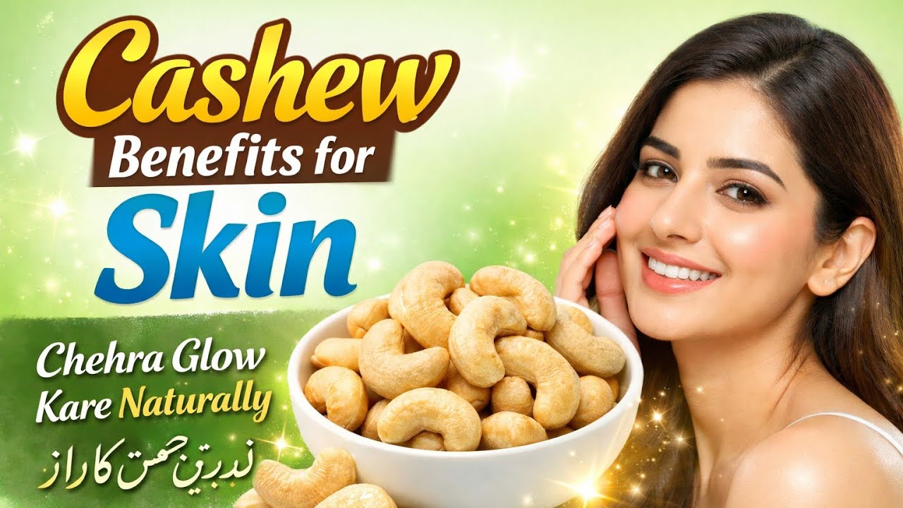 Kaju Khane Ke Fayde For Skin | Chehra Chamkane Ka Natural Tareeqa | Cashew Benefits