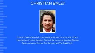 How tall is Christian Bale? - Height Revealed