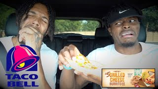 *NEW SERIES* | This WASN'T our best IDEA! ?| TACO BELL GRILLED CHEESE BURRITO REVIEW