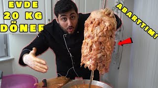 EVDE 20 KG TAVUK DÖNER YAPMAK VE YEMEK! (UCUZA)