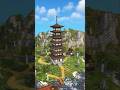 Minecraft Japanese Pagoda Timelapse Build Tutorial