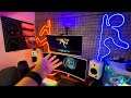MONITOR BRANCO, FONE NOVO E LEDs DO PORTAL! - ATUALIZAÇÕES DO MEU SETUP E ESTÚDIO | MAIO 2024