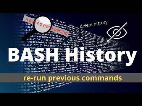 BASH History | rerun command | delete history | hide trace