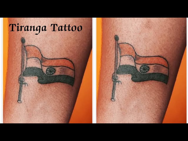 Indian flag tattoo | Flag tattoo, Baby tattoo designs, Tattoo arm designs