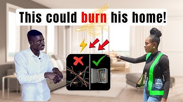 He made BIG Electrical Wiring Mistakes, Avoid these! - Building In Ghana