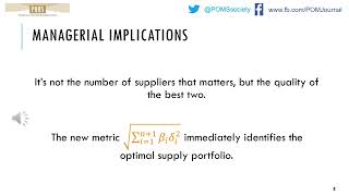Multi-Sourcing Procurement Management: A Closed-Form Mean–Variance Approach