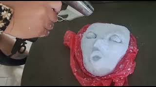 Membuat Topeng Lucu, Dari Bubur Kertas