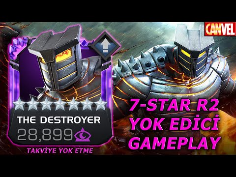 7-STAR R2 THE DESTROYER (YOK EDİCİ) GAMEPLAY | UZUN ROTASYON EFEKTİF HASAR, YOK ETME ÖZELLİĞİ - MCOC