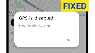 GPS is disabled Show location settings Problem || Fix GPS is disabledShow location settings