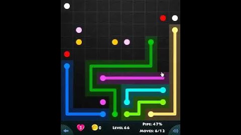 flow game facebook - 10 x 10 mania level 66 Connect the dots