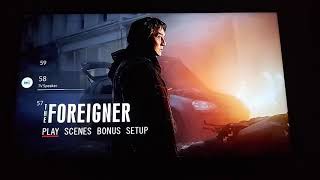 The Foreigner (2017) DVD Menu walkthrough