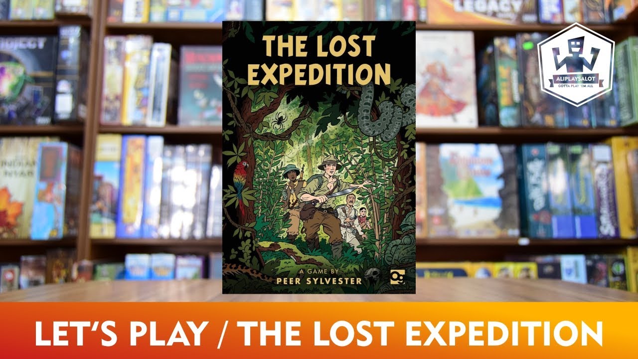 Two player playthrough The Lost Expedition (Osprey Games) | by Ali Plays a Lot
