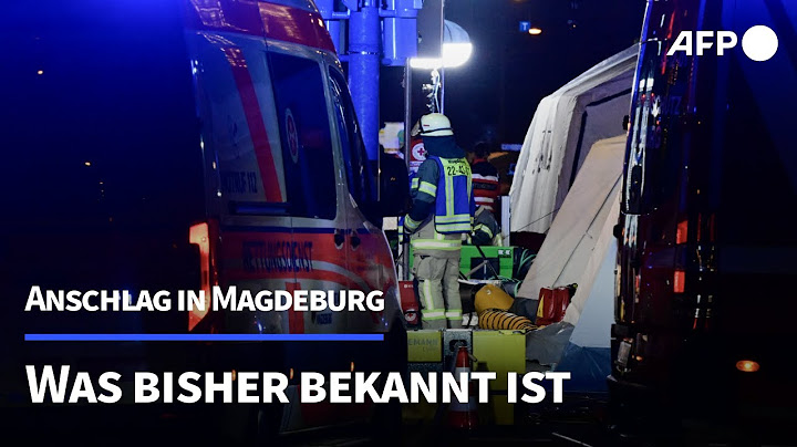 Mutmaßlicher Anschlag in Magdeburg: Was bisher bekannt ist | AFP