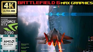 [4K] Battlefield 6 - RTX 5090 Ryzen 9950x3D - MAX GRAPHICS - Escalation War #battlefield #viral #pc screenshot 5