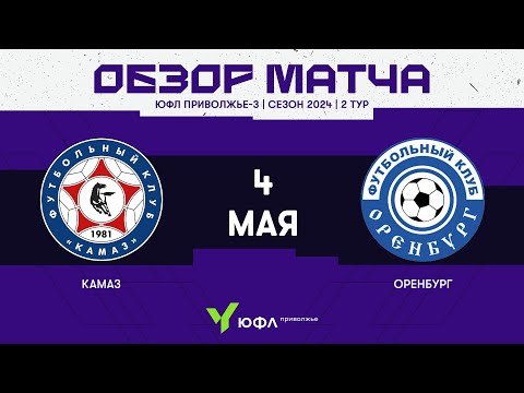 Capa de 2 тур. ЮФЛ П-3. Обзор  матча  КАМАЗ (Набережные Челны) - ОРЕНБУРГ (Оренбург)