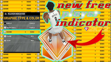 HOW TO GET THE FREE DIAMOND PLAYER INDICATOR IN NBA 2K22