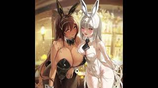 Nikke Goddess Of Victory: Noir & Blanc - A Kiss From The Bunny Twins - Live Wallpapers